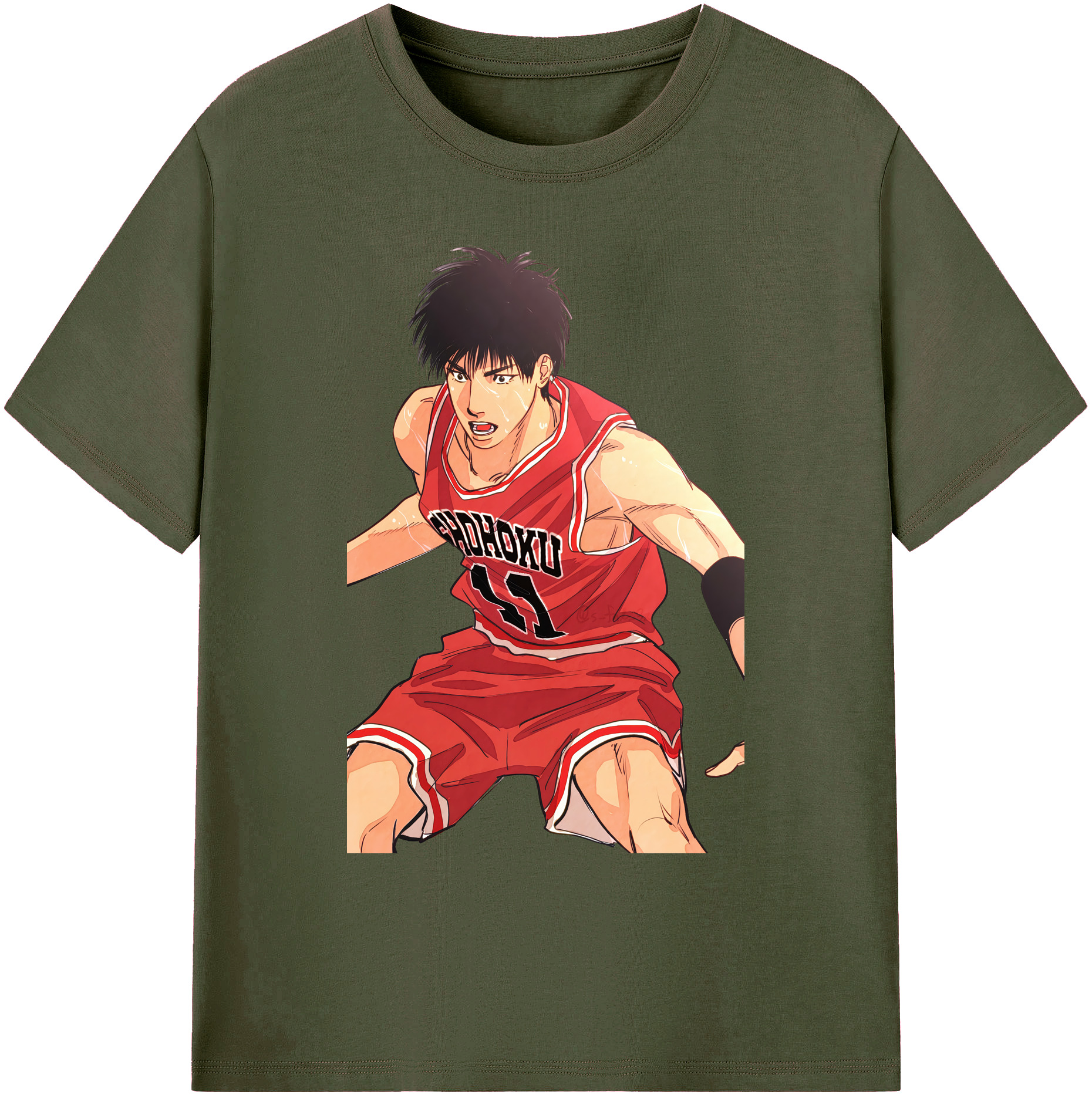 （画像用） SLAM DUNK／スラムダンク 綿100％ メンズ半袖Tシャツ｜肌触りやわらか＆通気性